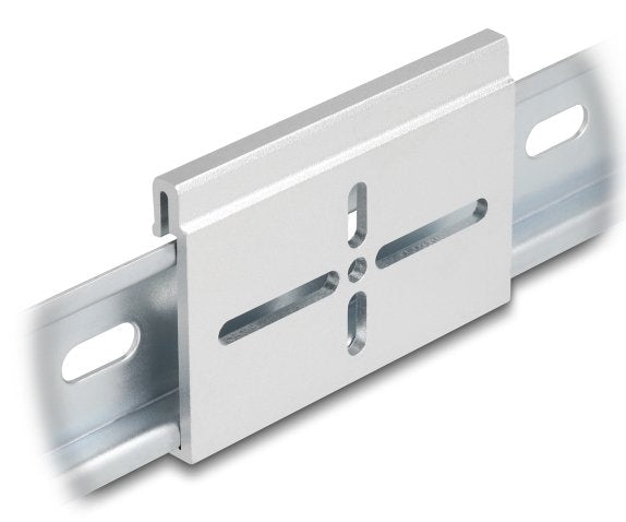 Aluminium Montageclip Für Hutschiene 70,0 X 47,8 Mm Silber