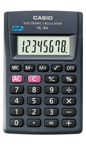 EAN 4971850163190 - Casio HL-4A calculadora Bolsillo Calculadora básica imagen 1