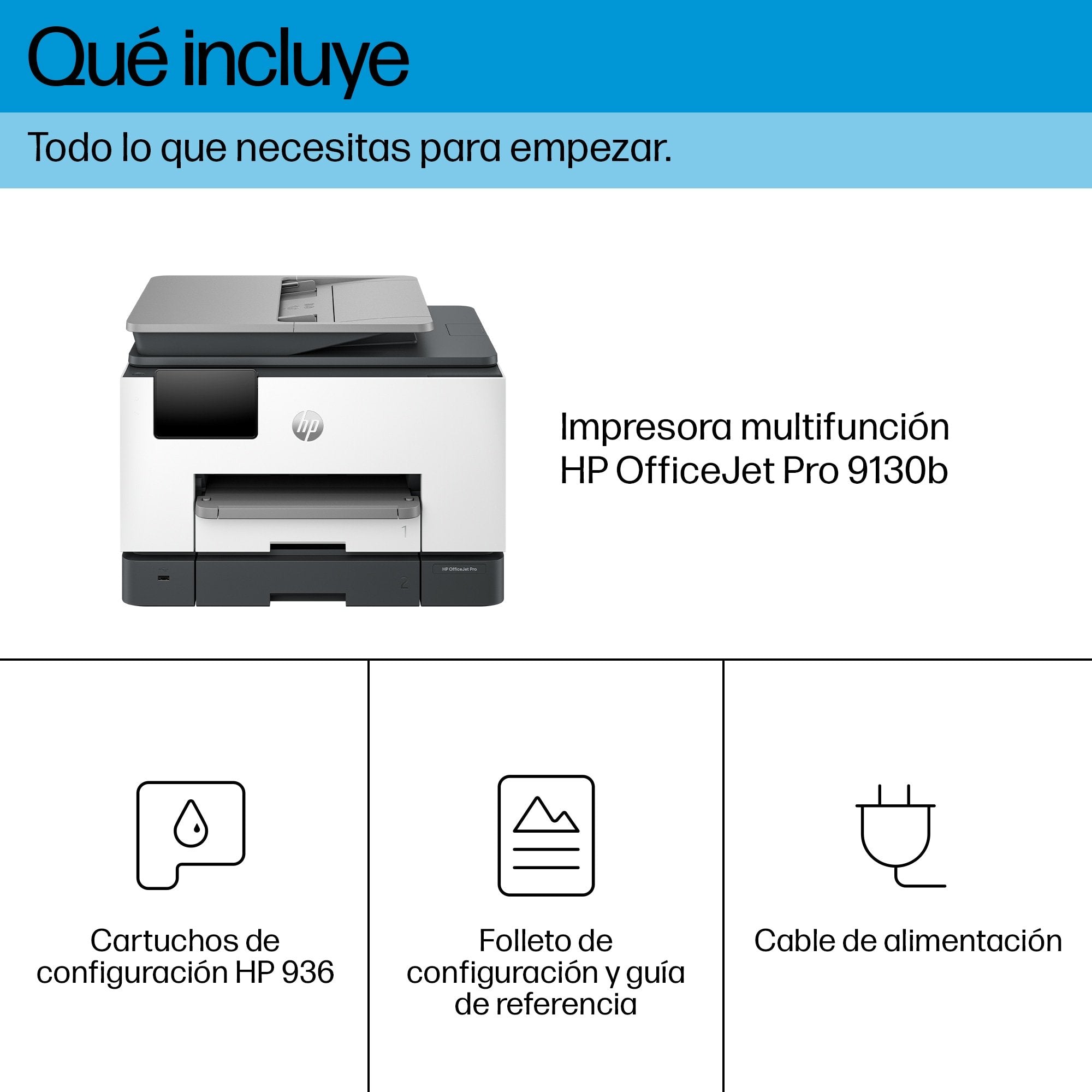 EAN 0197029469359 - HP OfficeJet Pro 9130b AiO Printer Inyección de tinta térmica A4 4800 x 1200 DPI 25 ppm Wifi imagen 4