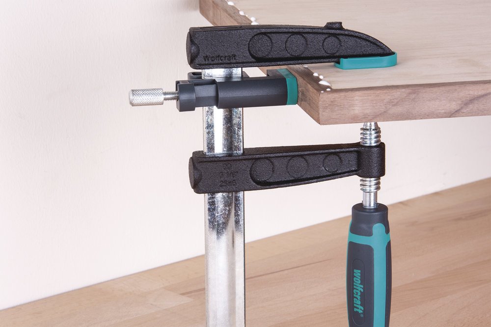 EAN 4006885303706 - wolfcraft GmbH 3037000 abrazadera 3 cm Negro, Turquesa imagen 4