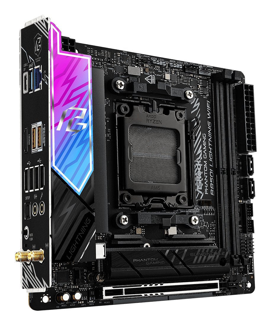 EAN 4711581490130 - Asrock Phantom Gaming B850I Lightning WiFi AMD B850 Zócalo AM5 mini ITX imagen 4