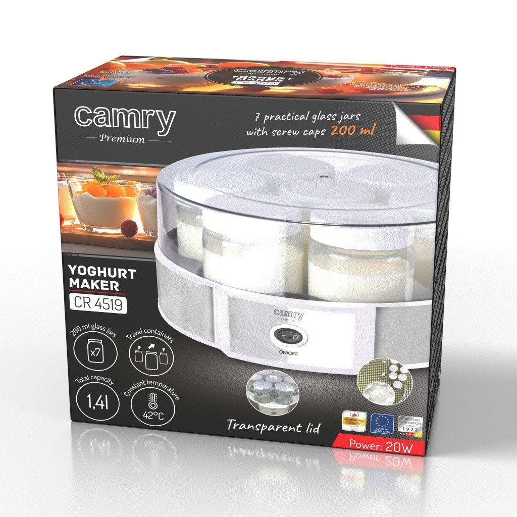 EAN 5905575905451 - Camry Premium CR 4519 yogurtera 1,4 L 20 W imagen 9
