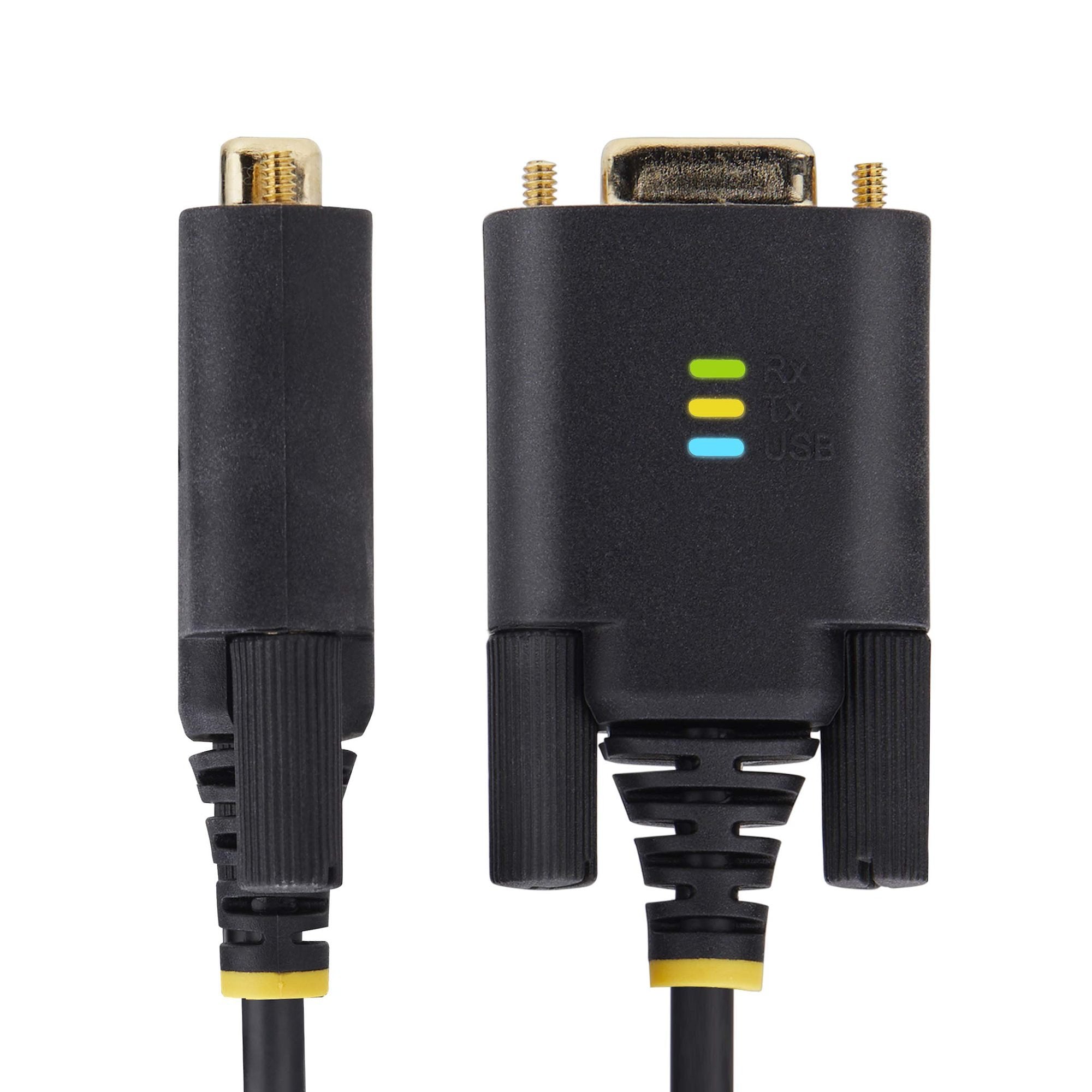 Startech.Com 6.6ft/2m Usb To Null Modem Serial Adaptador Cable, Ftdi, Rs232 - Cable Usb / Seriell - Usb Zu Db-9 - 2 M
