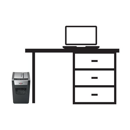 EAN 5028252523301 - Rexel Momentum X410-SL triturador de papel Corte cruzado 62 dB Negro, Gris imagen 7