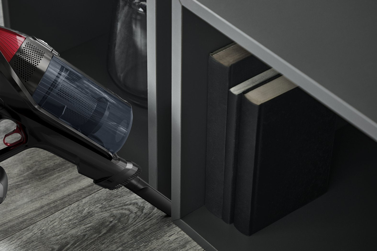 EAN 3221616048584 - Rowenta RH98A7 Aspiradora escoba 2 en 1 Batería Secar Sin bolsa 0,9 L 320 W Rojo, Gris imagen 7