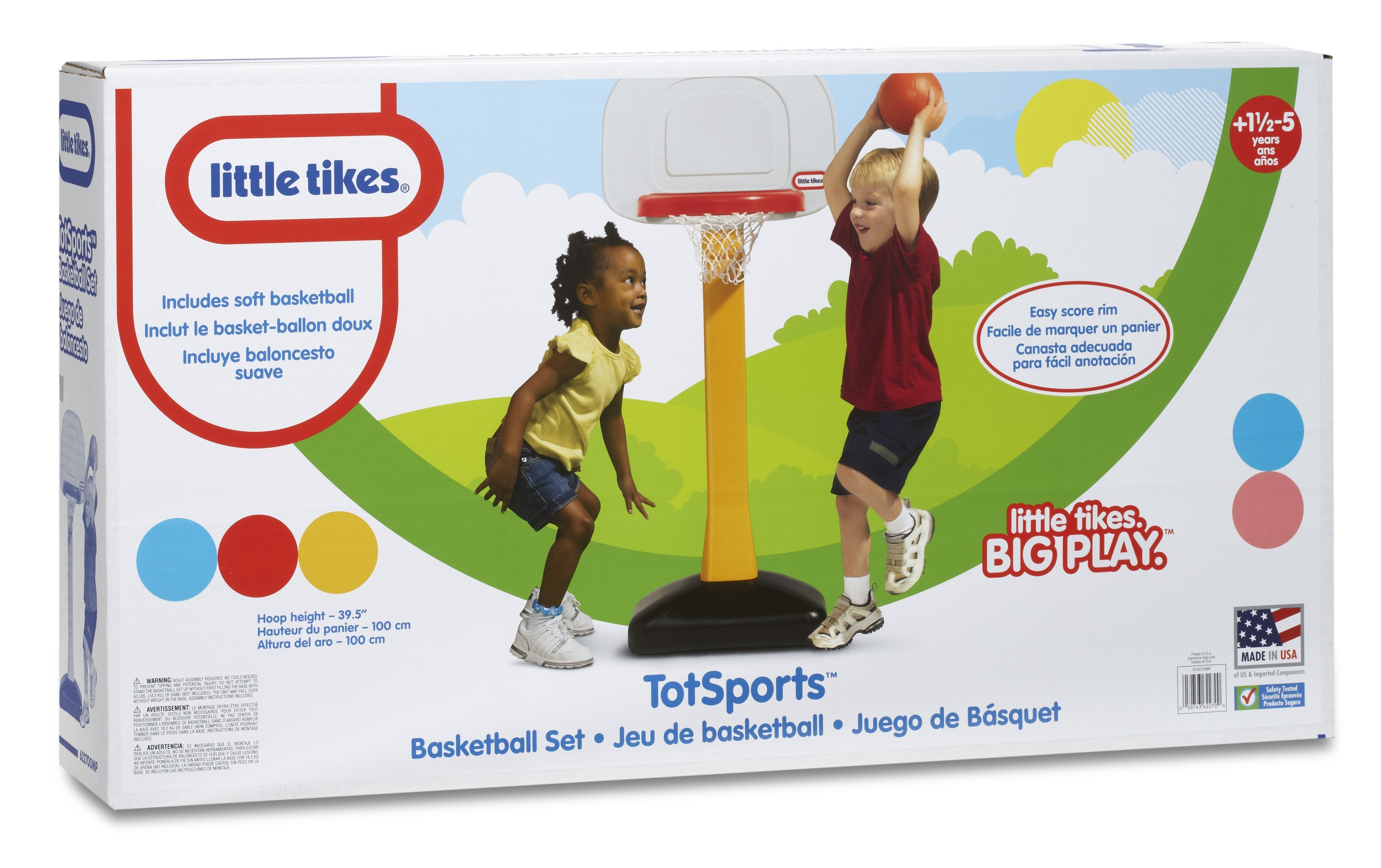 EAN 0050743170348 - Little Tikes TotSports Basketball Set Set de béisbol imagen 8