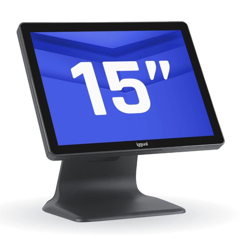 EAN 8435364319567 - iggual AIO 15.64.1000SO Todo-en-Uno 38,1 cm (15") 1024 x 768 Pixeles Pantalla táctil Negro imagen 1