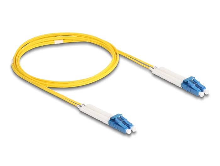 Delock Lwl Cable Lc Duplex A Lc Duplex Singlemode Os2 Winkelbar 2 M