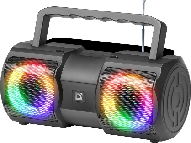 Altavoz Defender Beatbox 20 Bluetooth 20w Luz/Bt/Mic/Fm/Usb/Tf