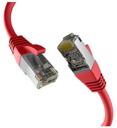 Efb Cat8.1 Rojo 15m Rj45 Cable De Red S Ftp Pimf