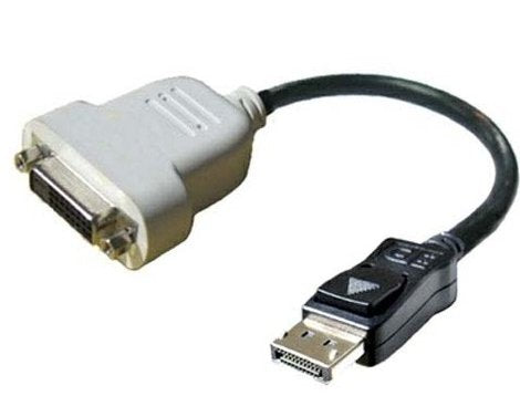 EAN 5711045128004 - DELL DisplayPort - DVI-D 0,23 m Negro, Blanco imagen 1