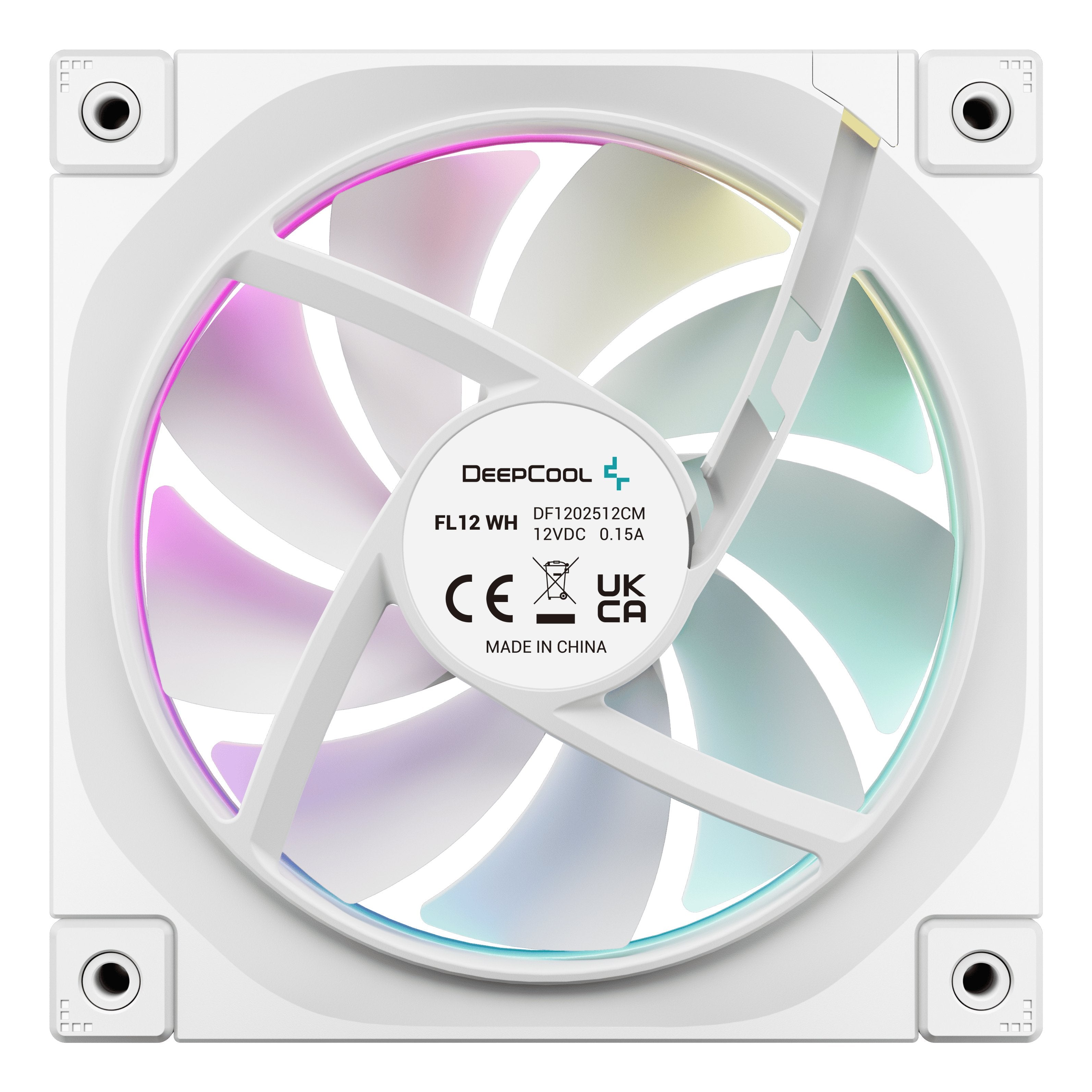 EAN 6933412711070 - DeepCool FL12 WH Carcasa del ordenador Ventilador 12 cm Blanco 1 pieza(s) imagen 4