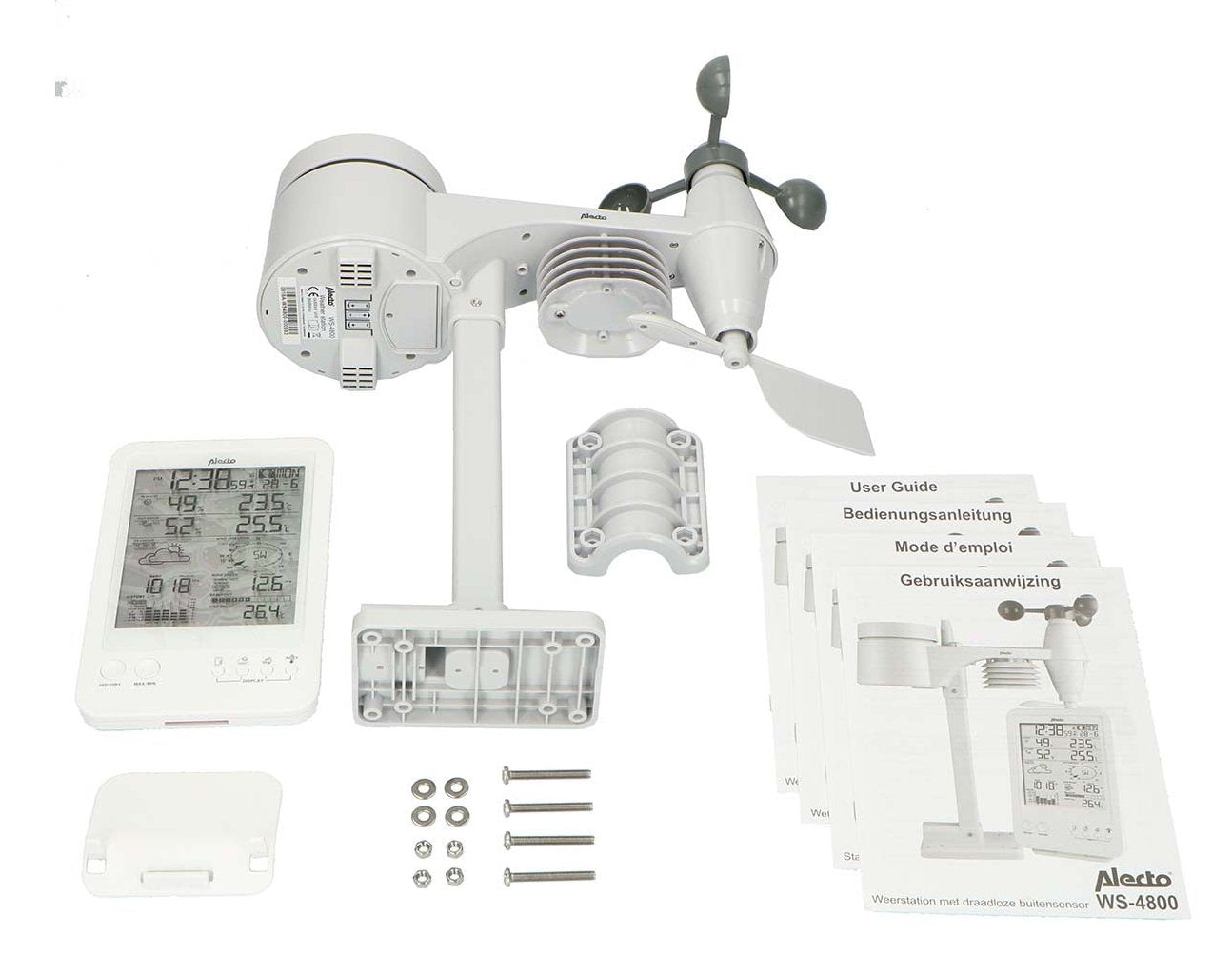 Alecto Ws-4800 Professionelle Wetterstation Mit Funksensor