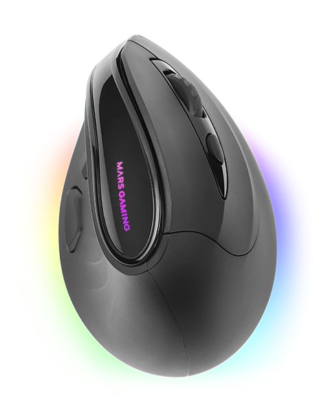 Ratón Gaming Ergonómico Inalámbrico Mars Gaming Mm-Sk Hasta 8400 Dpi
