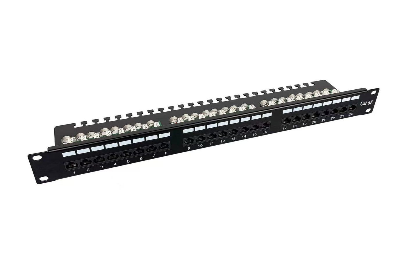 Cat5e 1u 24 Port Patch Panel U/Utp Lsa
