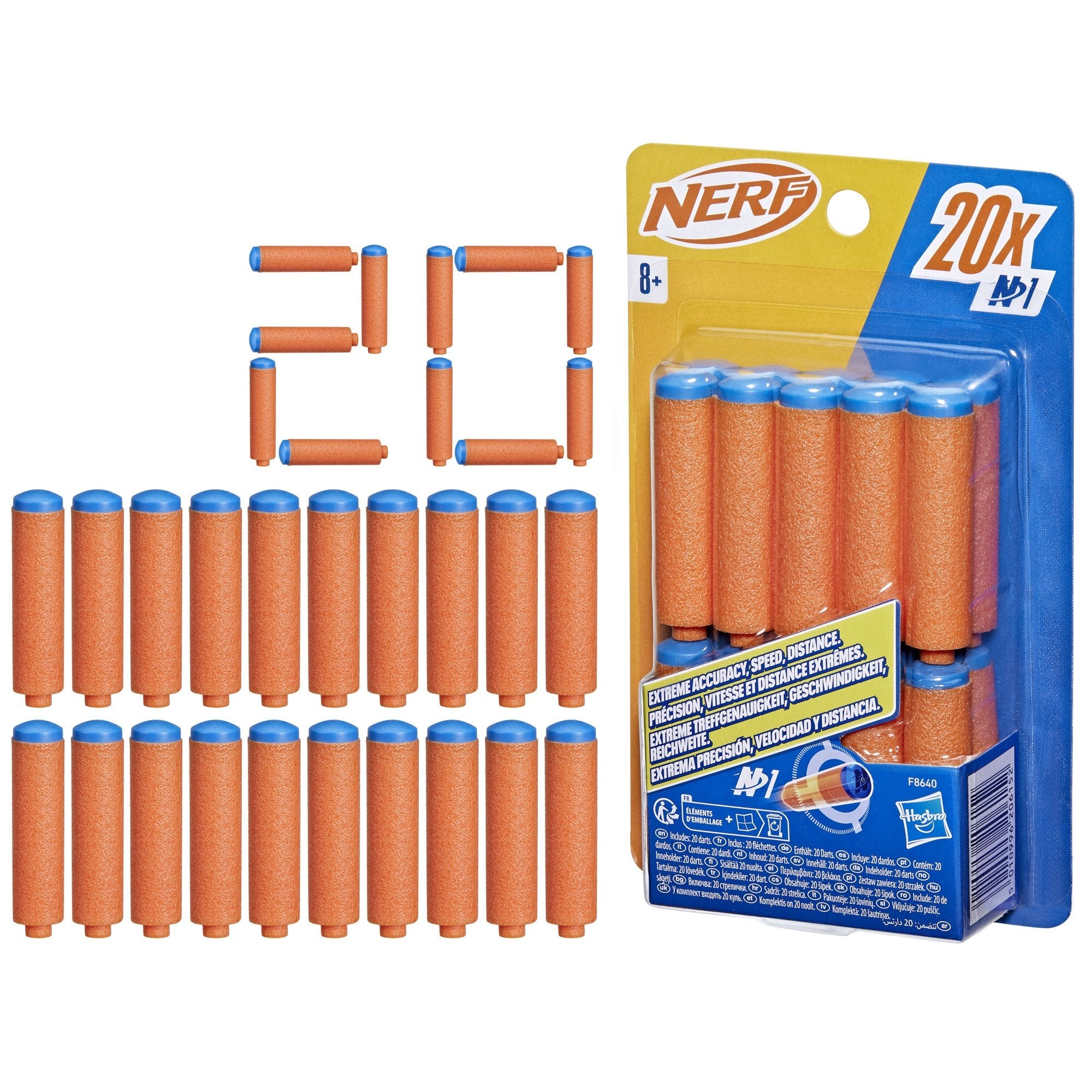 Nerf F8640eu4, Dartblaster Azul/Naranja