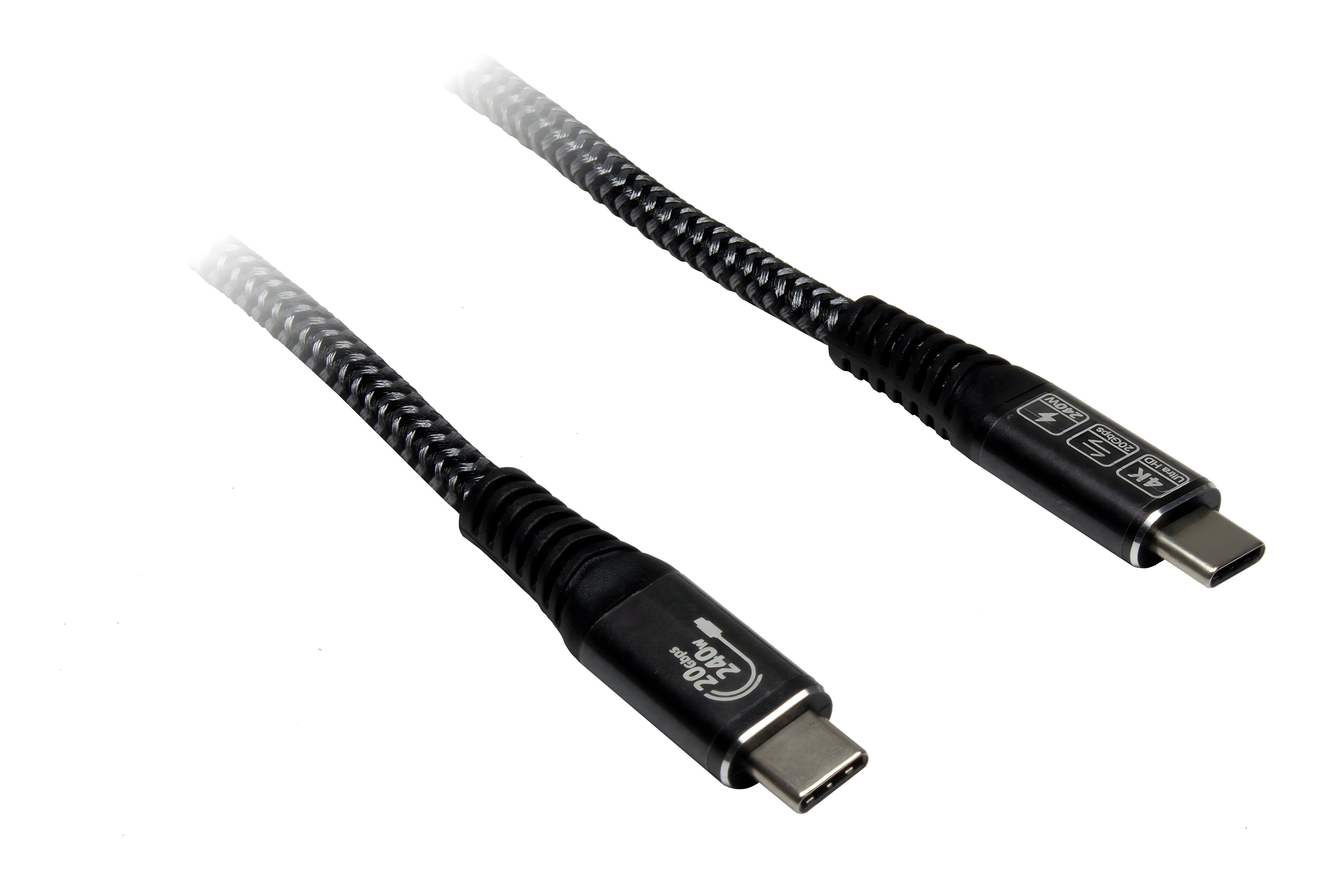 EAN 4260455649513 - Inter-Tech 88885672 cable USB USB 3.2 Gen 2x2 3 m USB C Negro imagen 1