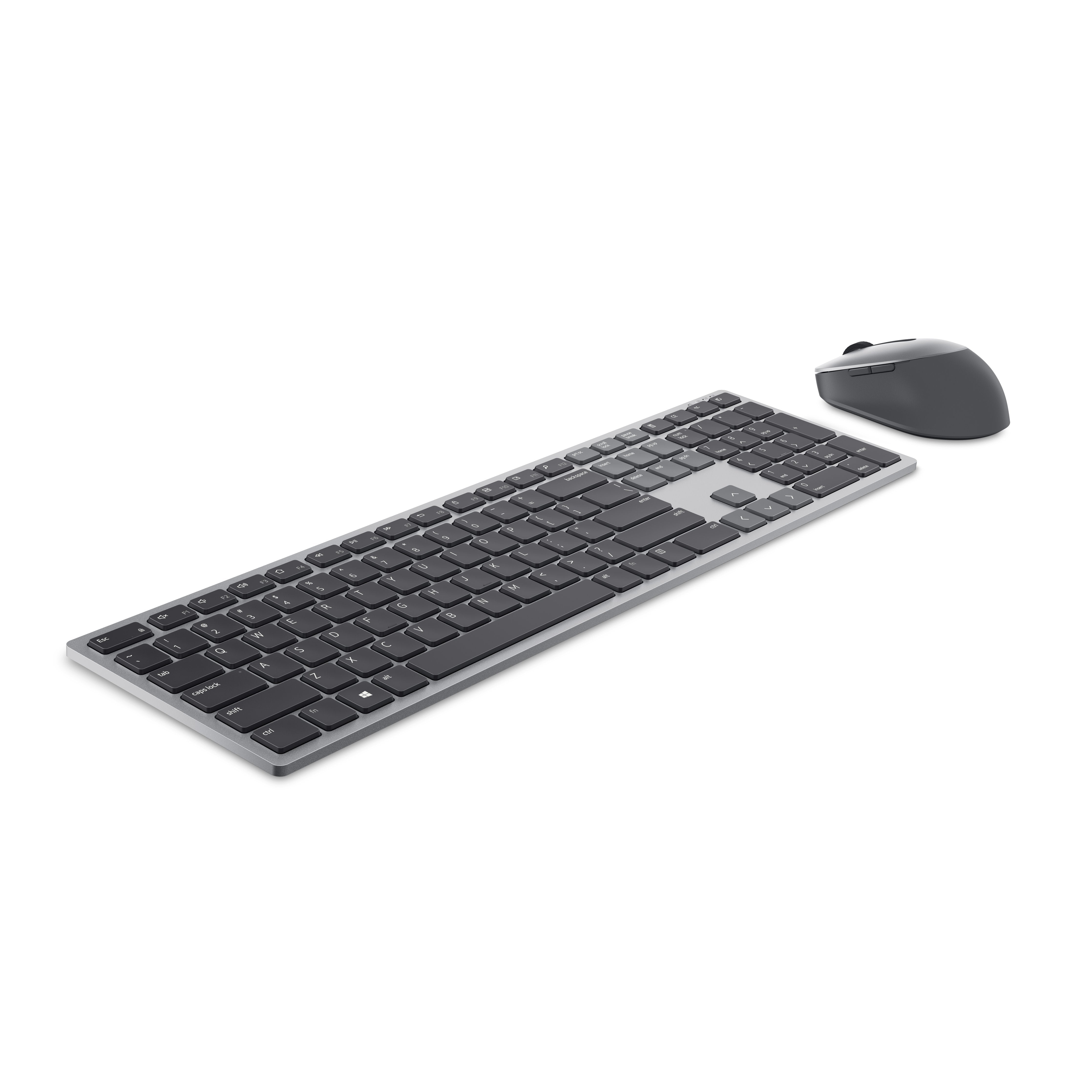 Kit Teclado (Ingles) Multimedia + Raton Inalámbrico Dell Km7321w Internacional De Ee. Uu. (Qwerty), Negro