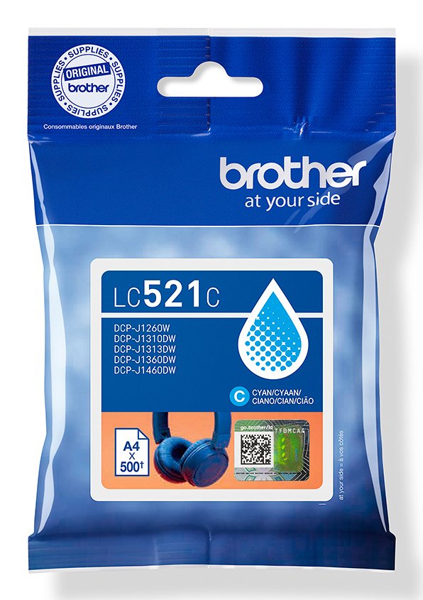 EAN 4977766839204 - Brother LC521C cartucho de tinta 1 pieza(s) Original Cian imagen 1