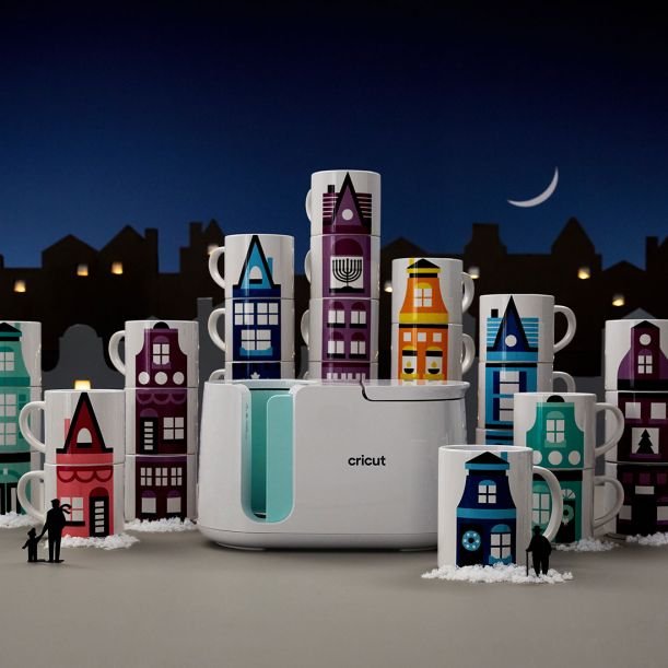 Tazas Cricut (2009392) 300 Ml 4 Tazas Blanco