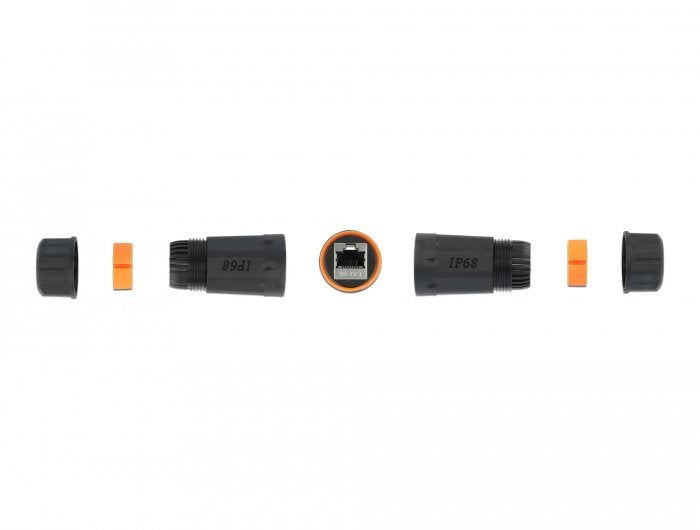Delock Cableverbinder Rj45 Buchse Zu Rj45 Buchse Cat.6a Wasserfest