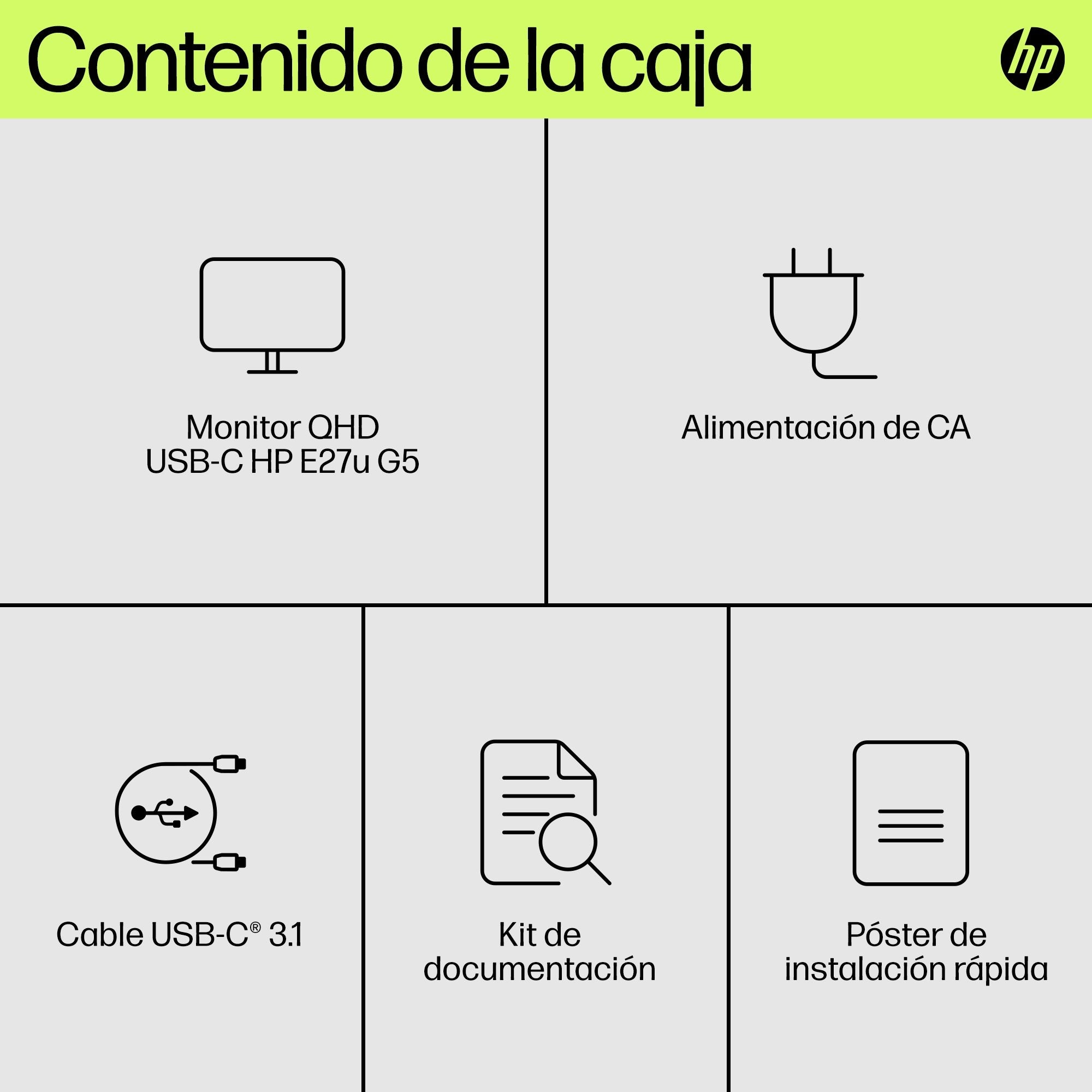 E27u G5 Computer Monitor 68.6 Cm (27") 2560 X 1440