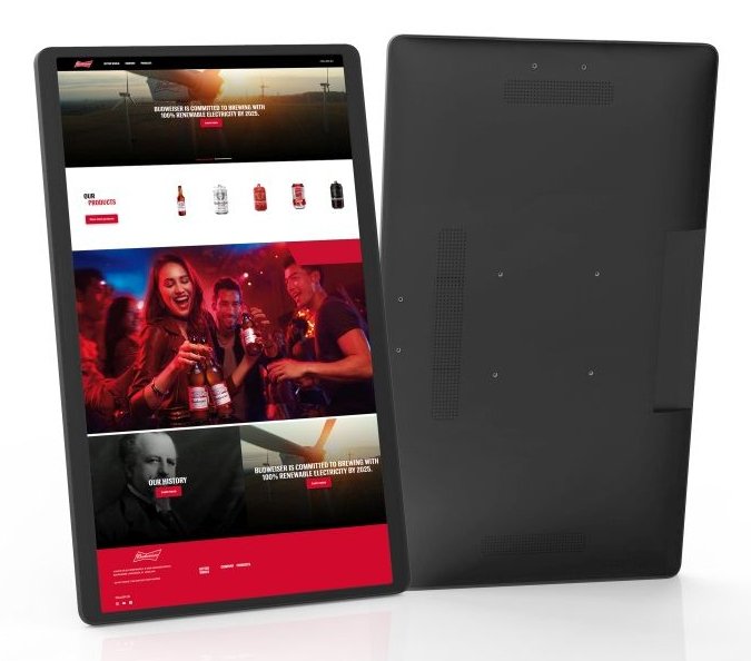 Allnet High Performance Display 32 Zoll, Android 12, Rk3588, Hdmi In, Farbe Negro