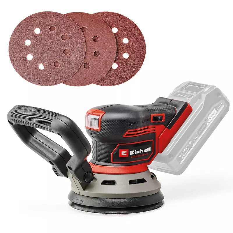 Lijadora Einhell Tp-Rs 18/32 Li Bl Solo Para Suelo 24000 Rpm Negro, Rojo