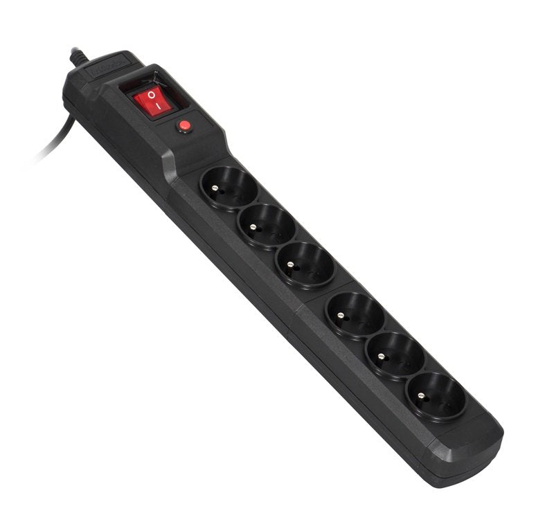 EAN 5901443115618 - Activejet COMBO 6GN 3M base múltiple 6 salidas AC Interior Negro imagen 1