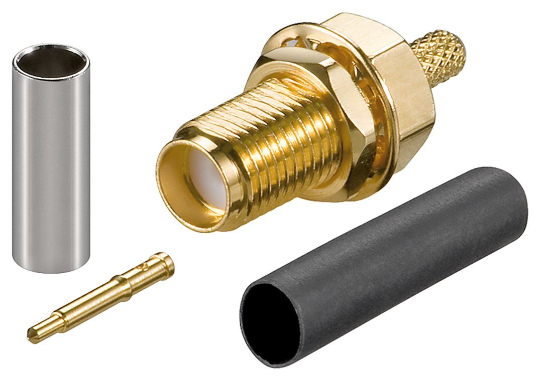 Conector Hembra Rp-Sma Para Rg-174 Y Rg-316