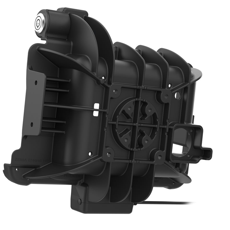 Unpkd Ram Power Only Keyed Locking Cradle For Zebra Et40/45 10 With Zebra Exoskeleton