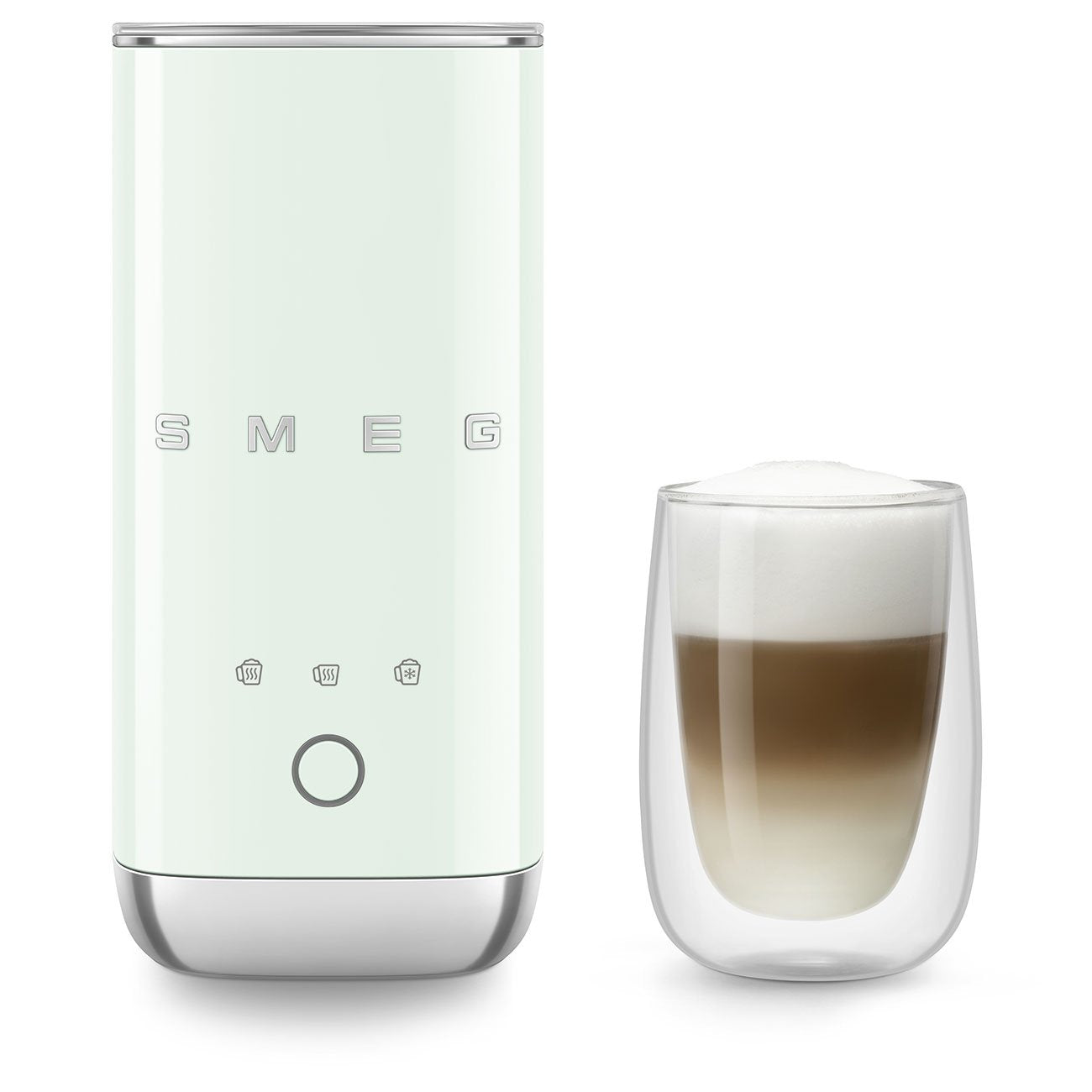 EAN 8017709353131 - Smeg MFF02PGEU espumador o calentador de leche Calentador/espumador de leche automático Verde imagen 18