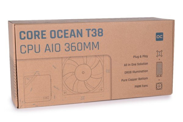 Refrigeracion Liquida Alphacool Core Ocean T38 Aio 360mm, 13052