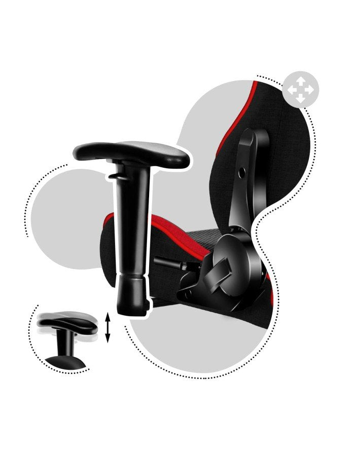 EAN 5903796010558 - Huzaro Ranger 6.0 Silla para videojuegos universal Asiento (de seguridad) de butaca Negro, Rojo imagen 14