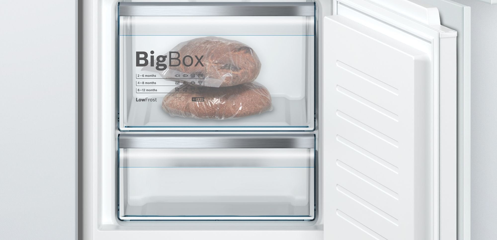 EAN 4242005170425 - Bosch Serie 6 KIS87AFE0 nevera y congelador Integrado 272 L Blanco imagen 6