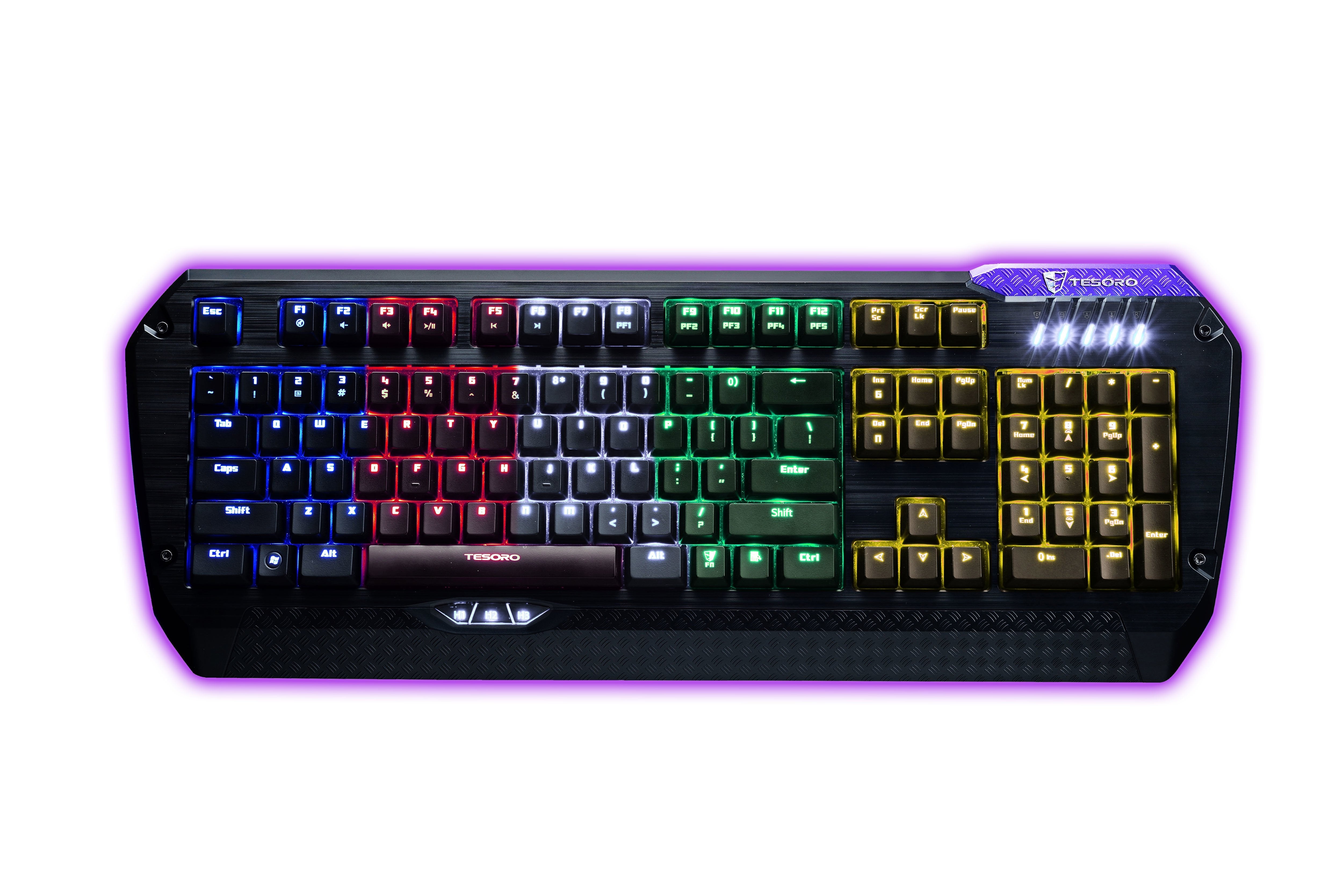Tesoro Lobera Teclado Usb Azerty Negro