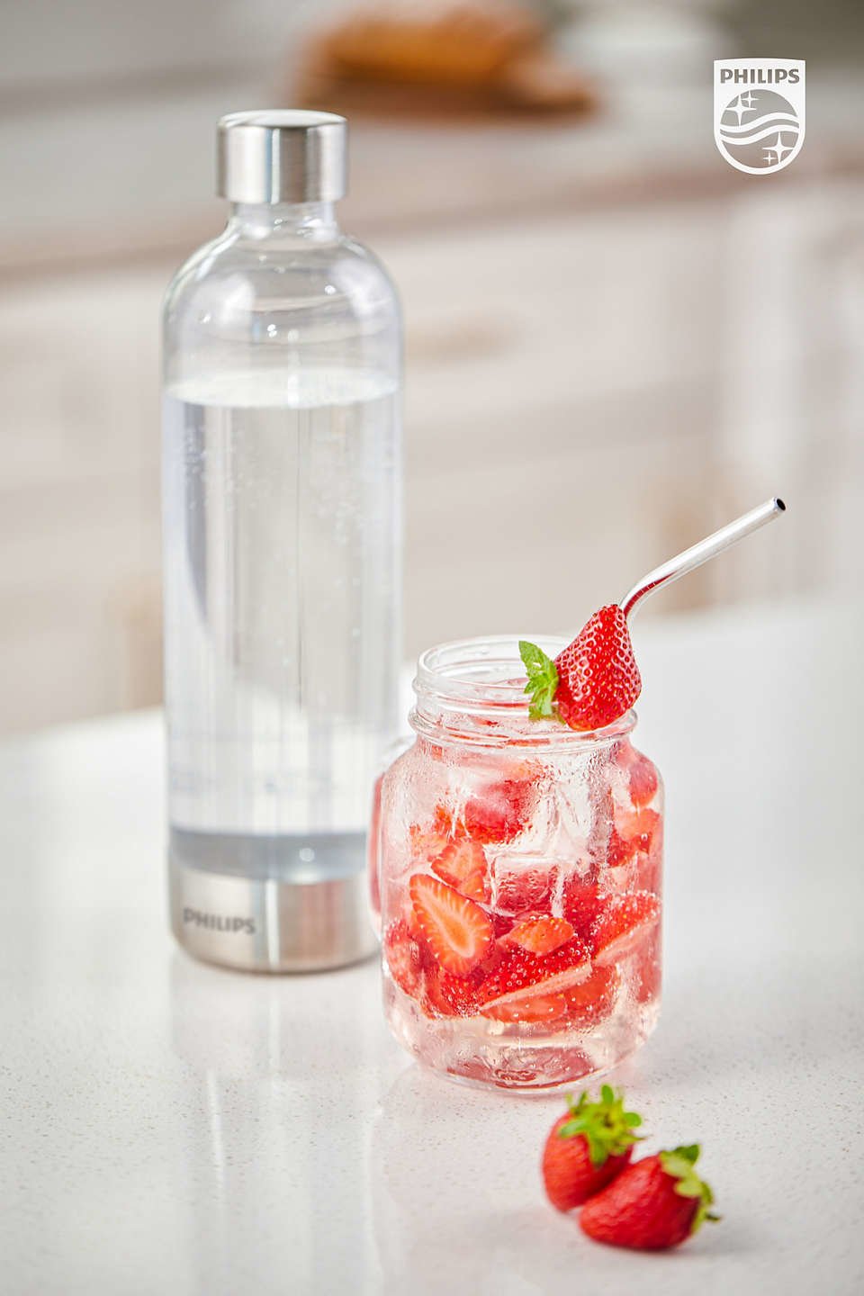 EAN 4897099302452 - Philips ADD912/10 bidón de agua Uso diario 1000 ml Tereftalato de polietileno (PET), Acero inoxidable Ace imagen 4