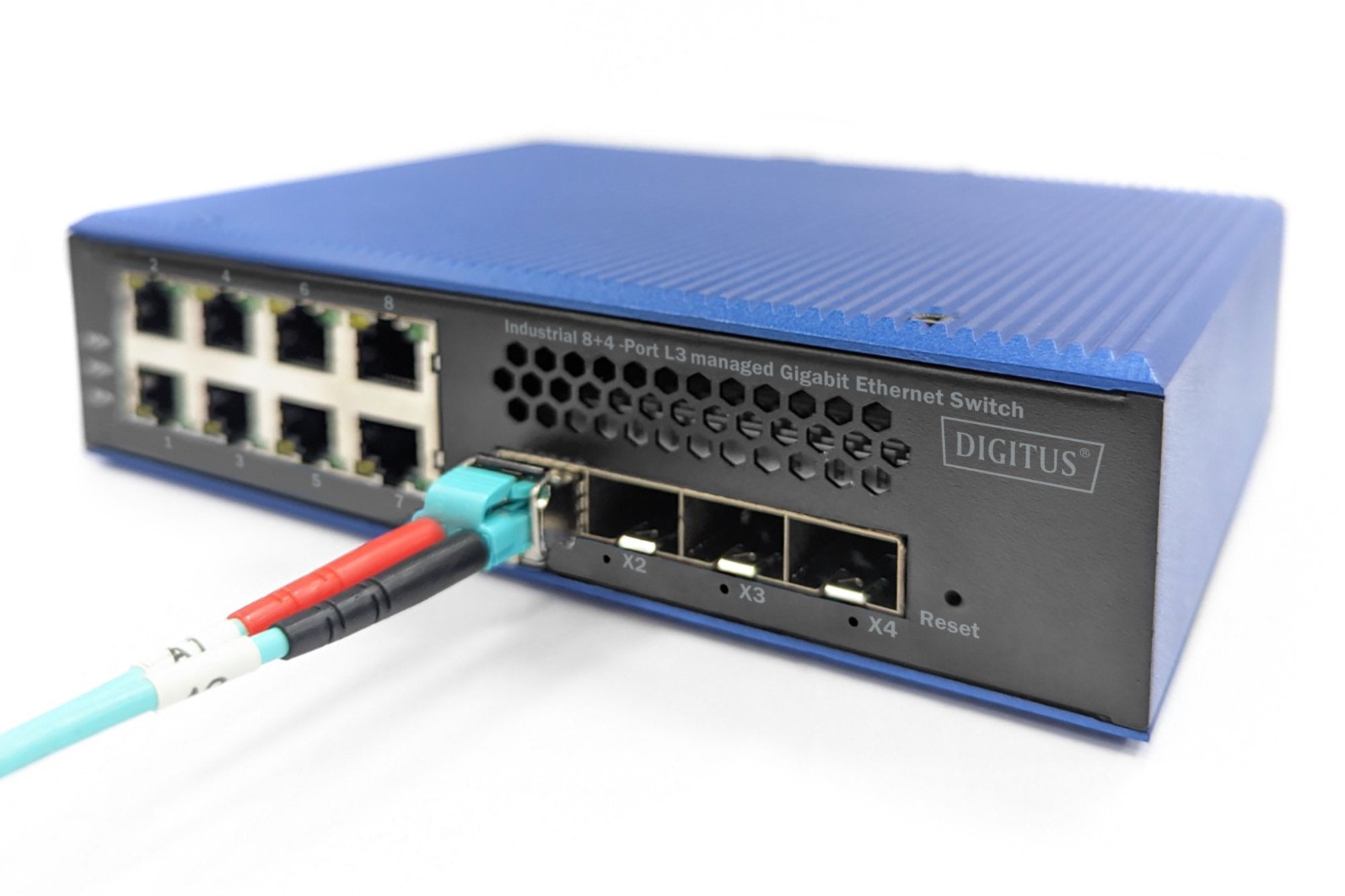 EAN 4016032490241 - Digitus DN-651160 switch Gestionado L2/L3 Gigabit Ethernet (10/100/1000) Negro, Azul imagen 2