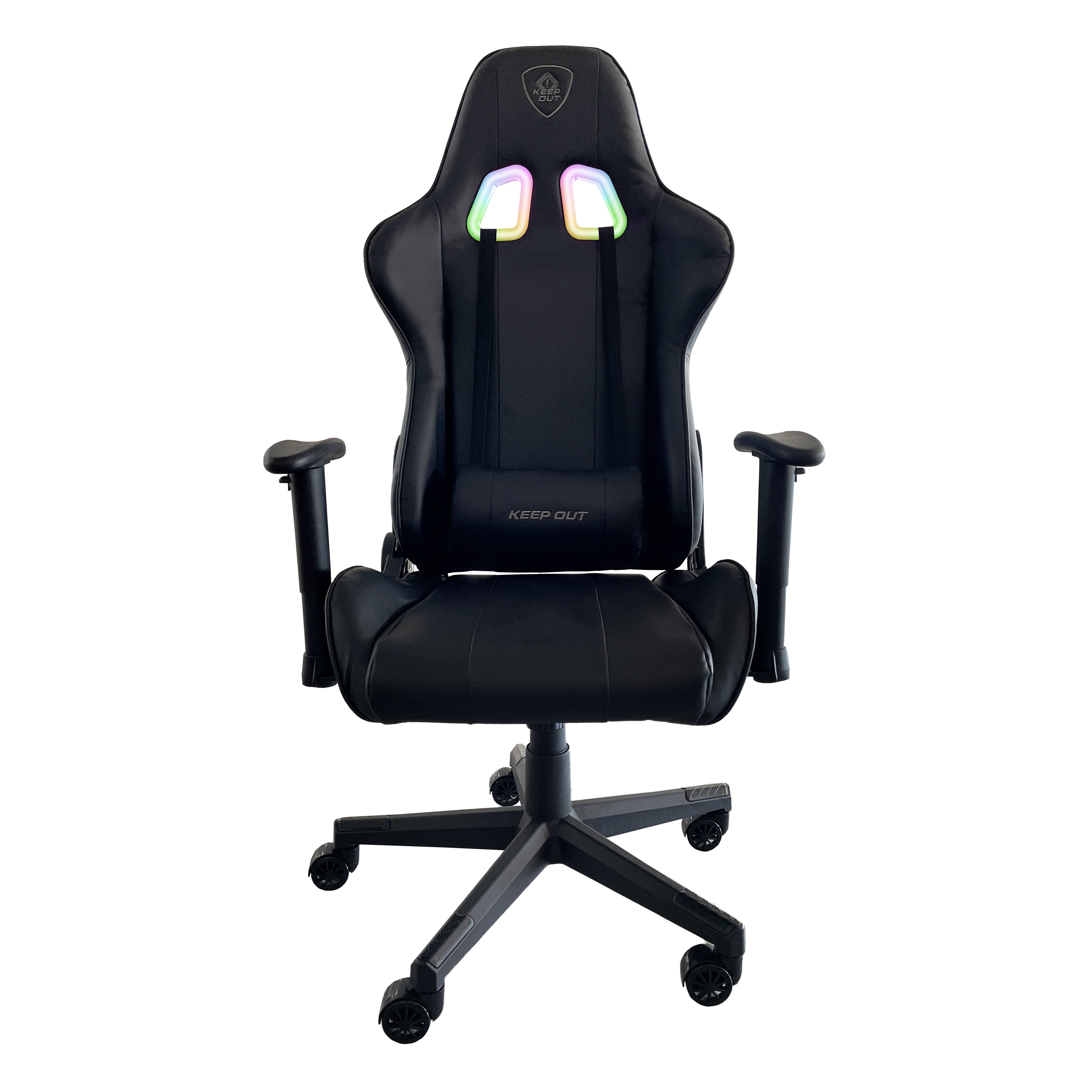 EAN 8435099529057 - KeepOut XSRGB-RACING silla para videojuegos Silla para videojuegos universal Asiento acolchado Negro imagen 5