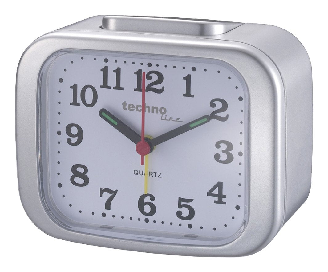 Technoline Model Xl Plata Quarz Despertador Plata Alarmzeiten 1 1 Timerzeit