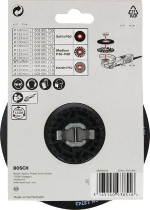 EAN 3165140938488 - Bosch 2 608 601 712 accesorio para amoladora angular Almohadilla de apoyo imagen 5