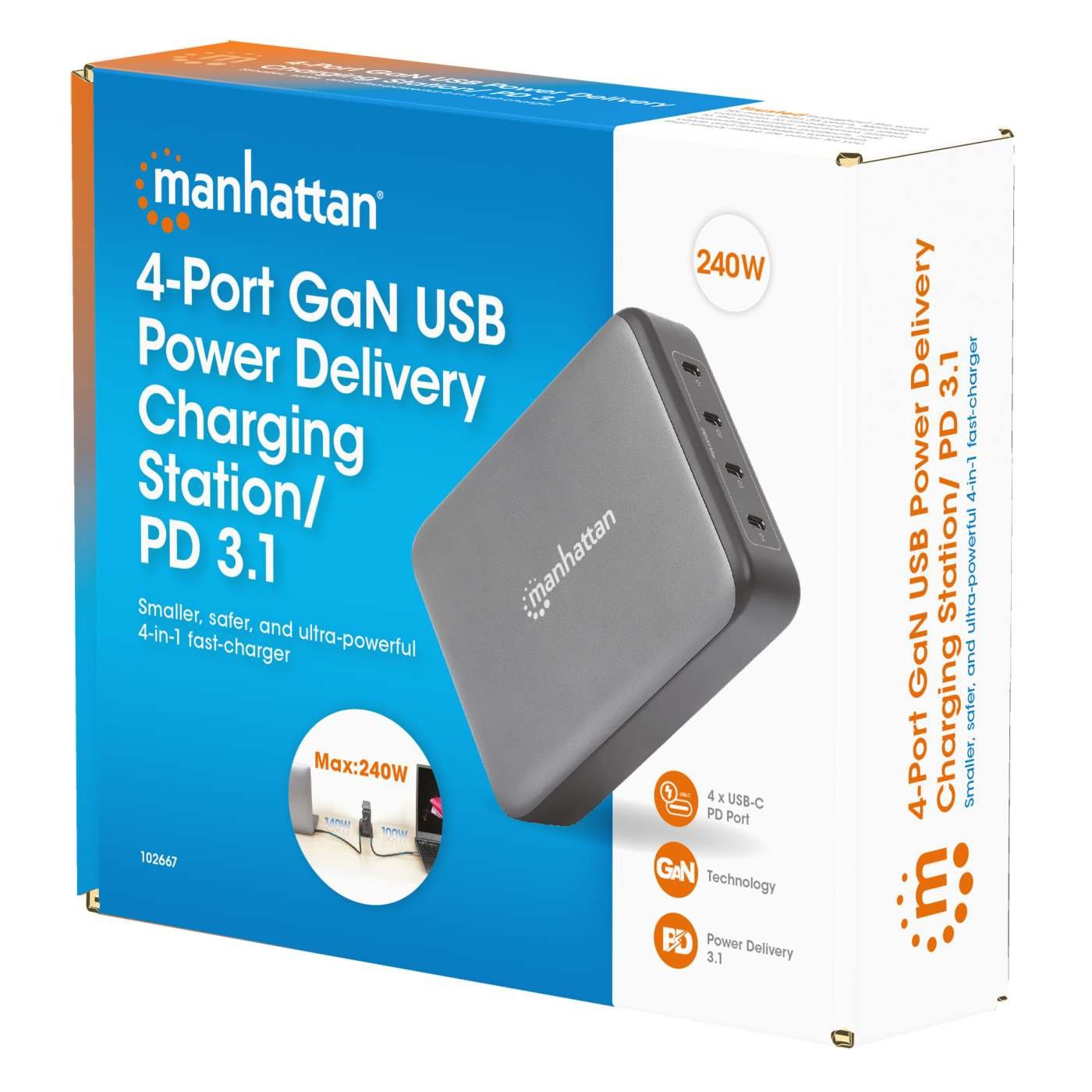 EAN 0766623102667 - Manhattan 102667 adaptador e inversor de corriente imagen 2