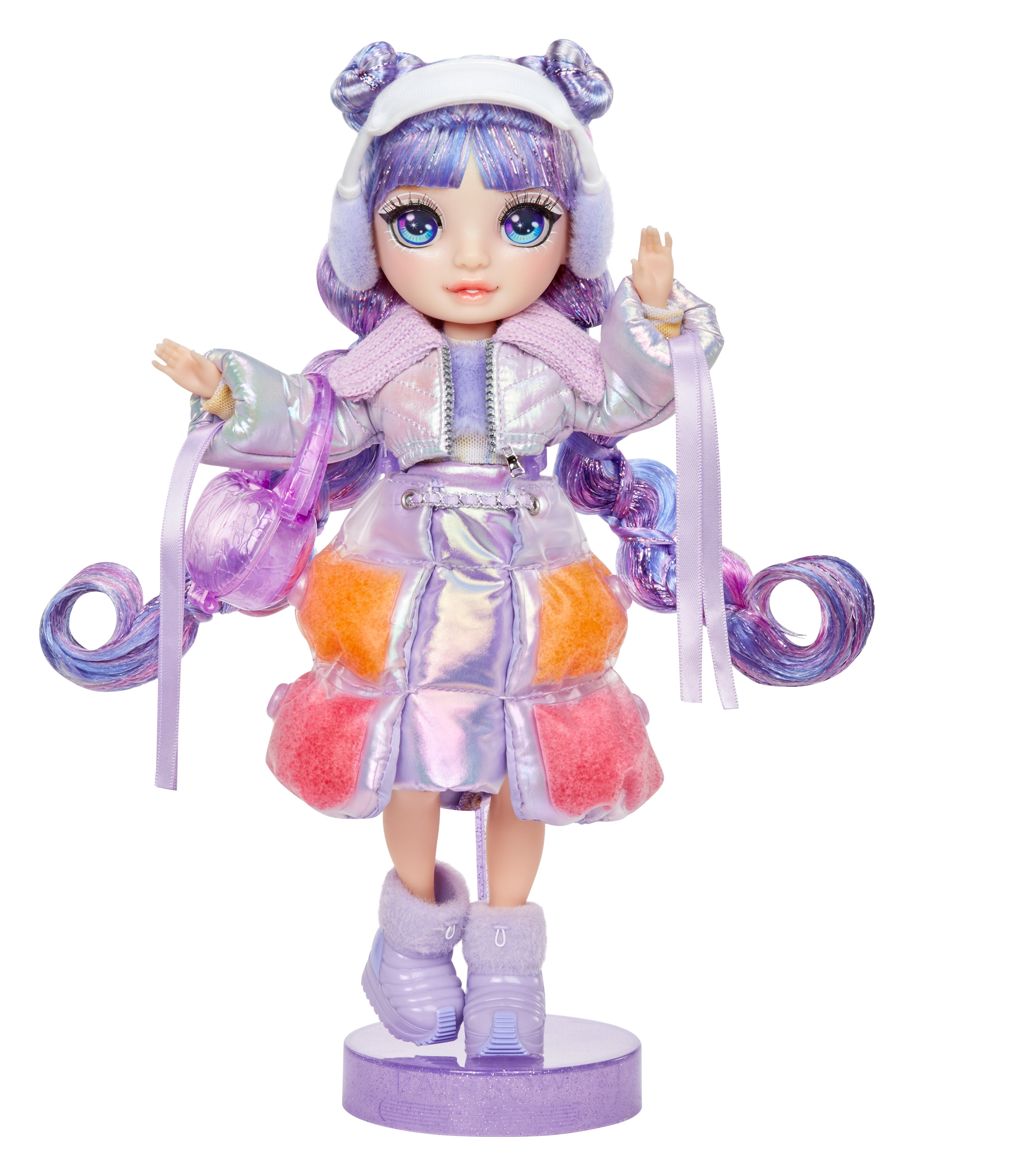 Muñeca Mga Entertainment Rainbow High Winter Wonderland Doll - Violeta (Purple) 120865-Euc