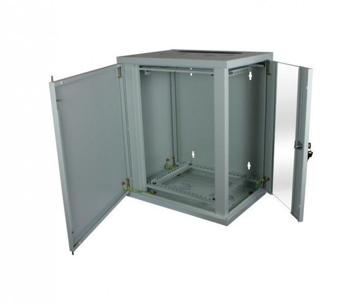 Allnet 19\"Wandgehäuse, 5he, Vertikal, T370 Lichtgris, Smh-Serie,