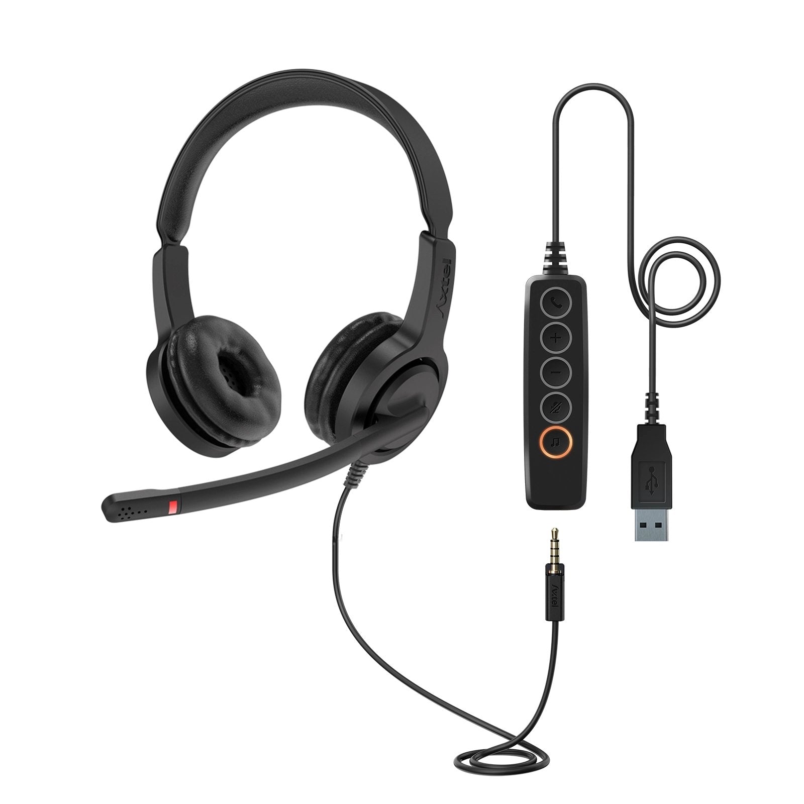 Auricular Axtel Voice Uc28-35 Duo Nc Usb-A