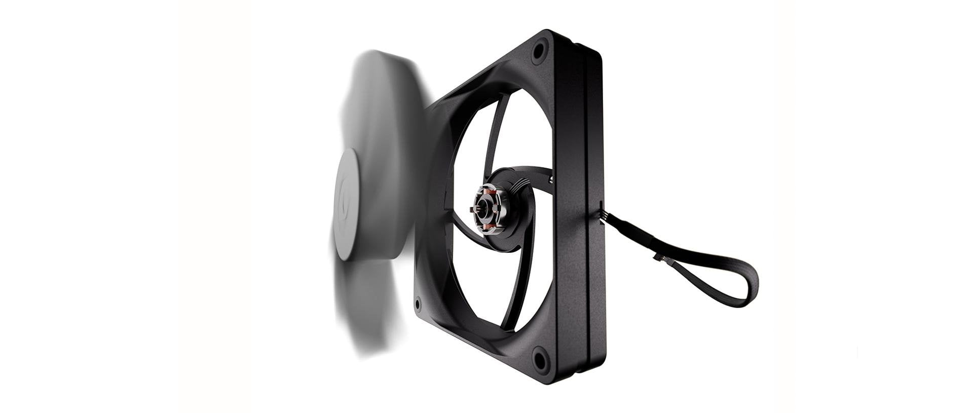 EAN 1220000350151 - HYTE FA12 Procesador Ventilador 12 cm Negro, Gris 3 pieza(s) imagen 6