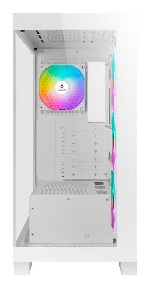 Azza Pc Gaming Caja Midi Cove 570w Usb 2 3 Type C Blanco