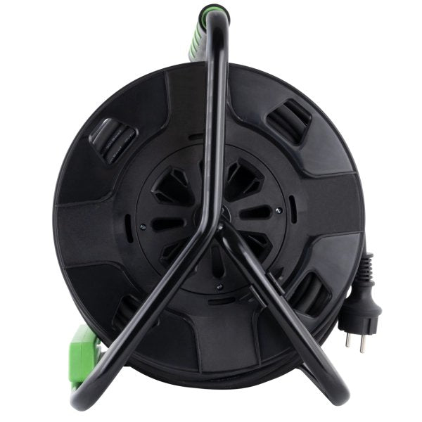 Rev Cable Drum Resin 40m Ip 44 4-Fold Black Green