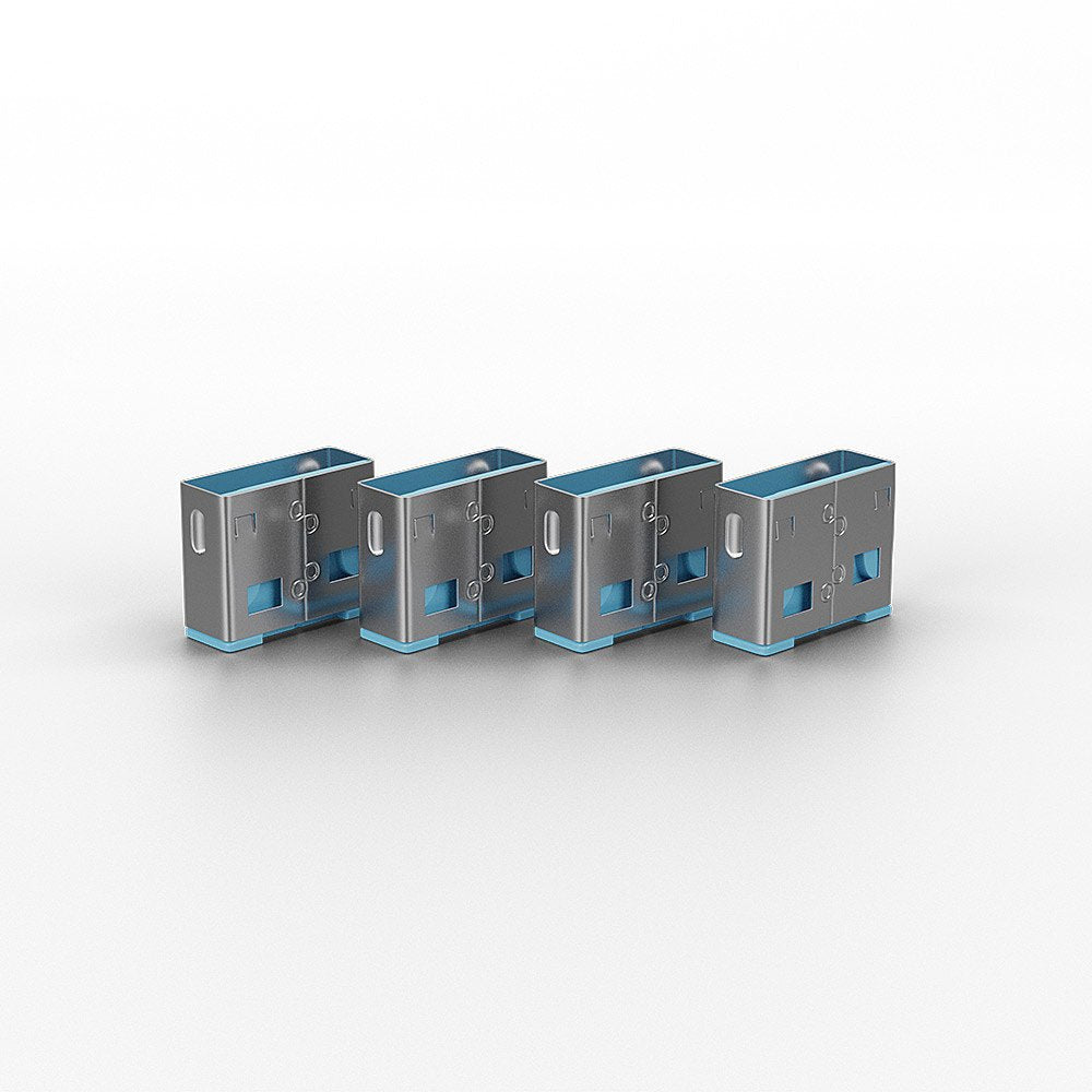 Lindy 40462 Bloqueador De Puerto Usb Tipo A Azul Acrilonitrilo Butadieno Estireno (Abs) 10 Pieza(S)
