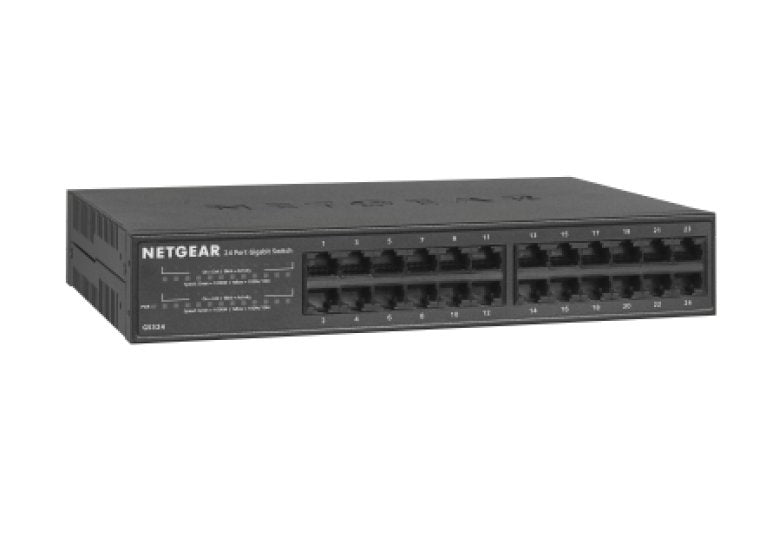 Netgear Gs324v2 Gigabit Unmanaged Switch 24 Ports Gs324-200eus